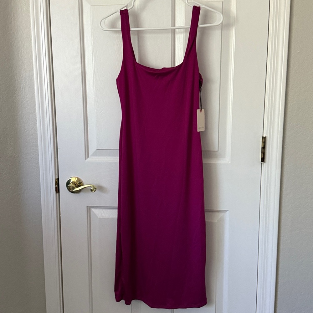 Magenta Bodycon Dress (M)
